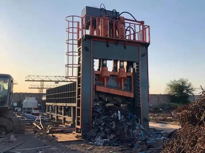 Gantry Shear Machine Hydraulic Scrap Metal Shear Cutting Guillotine