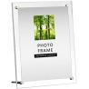 Buy cheap 8.5'' X 11'' Modern Acrylic Photo Frame Free Standing Assembled With Metal Pegs from wholesalers