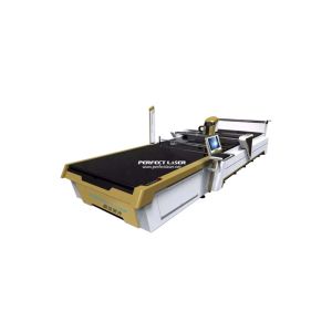 Customized CO2 Laser Cutter Automatic Fabric Cutting 3300*1700 With Vacuum Table