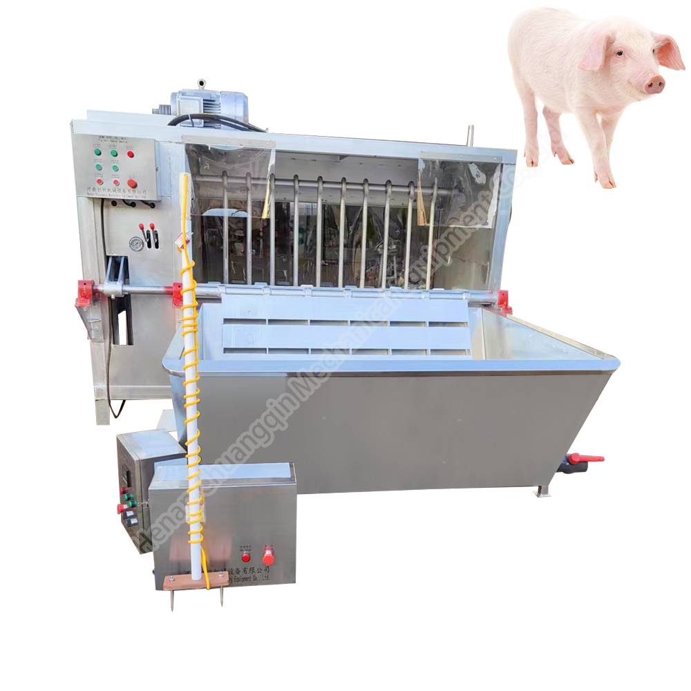 Pig Abattoir And Meat Processing Plant Pig Hair Singeing Machine Pig Scalding Machine Pig Dehair Machine Pig Slaughter Machine