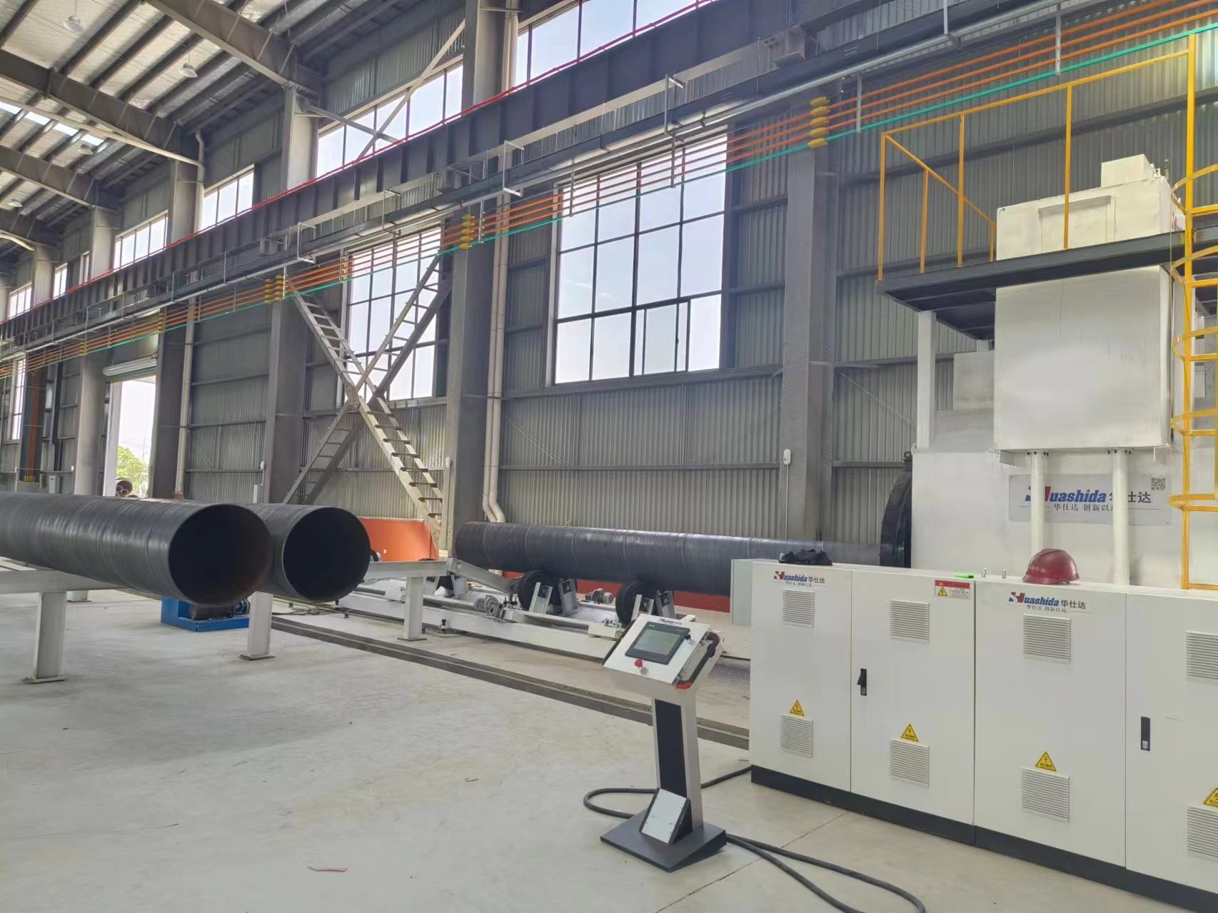 Gas Pipeline Corrosion Coating Machine line Of Production For PE Pipe Coating Tapes
