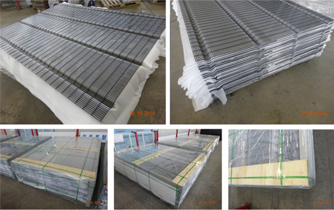 Powder Coating 358 Anti Climb Mesh Fencing Airport High Security