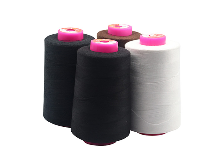 Elastic Polyester Sewing Thread For Dress 40/2 Cotton Fiber Low Elongation