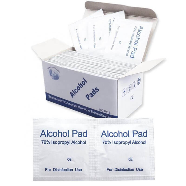 AntiBacterial 75% Alcohol Wet Wipes Disposable Non Woven CE / ISO Certificate