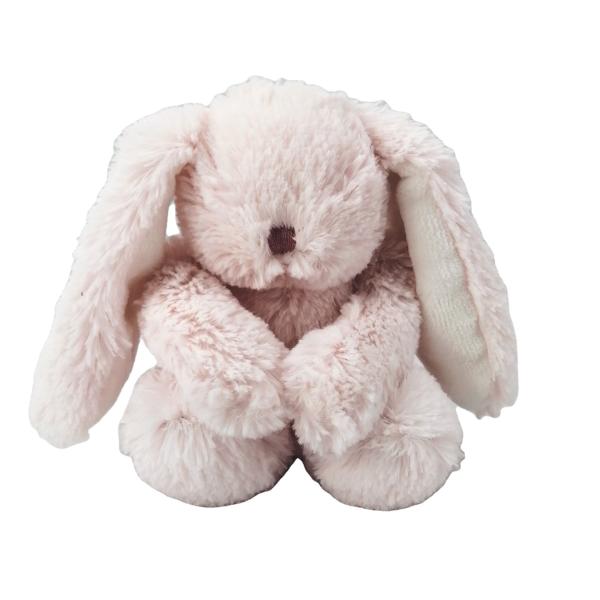 EN71 Custom Size Cute Infant Comforter Soft Skin Friendly Stuffed Bunny Toy Kids