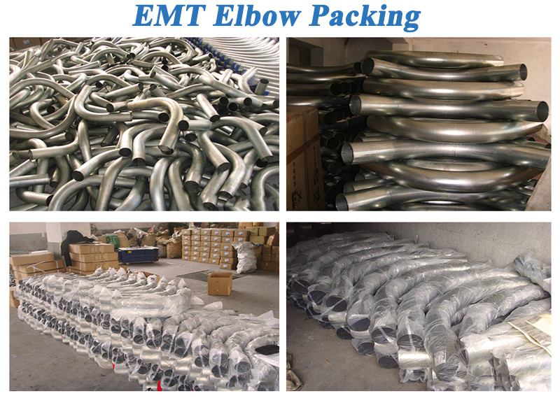 NPT Threaded IMC Conduit Fittings 45 Degree Galvanized Rigid Metal Conduit Elbow