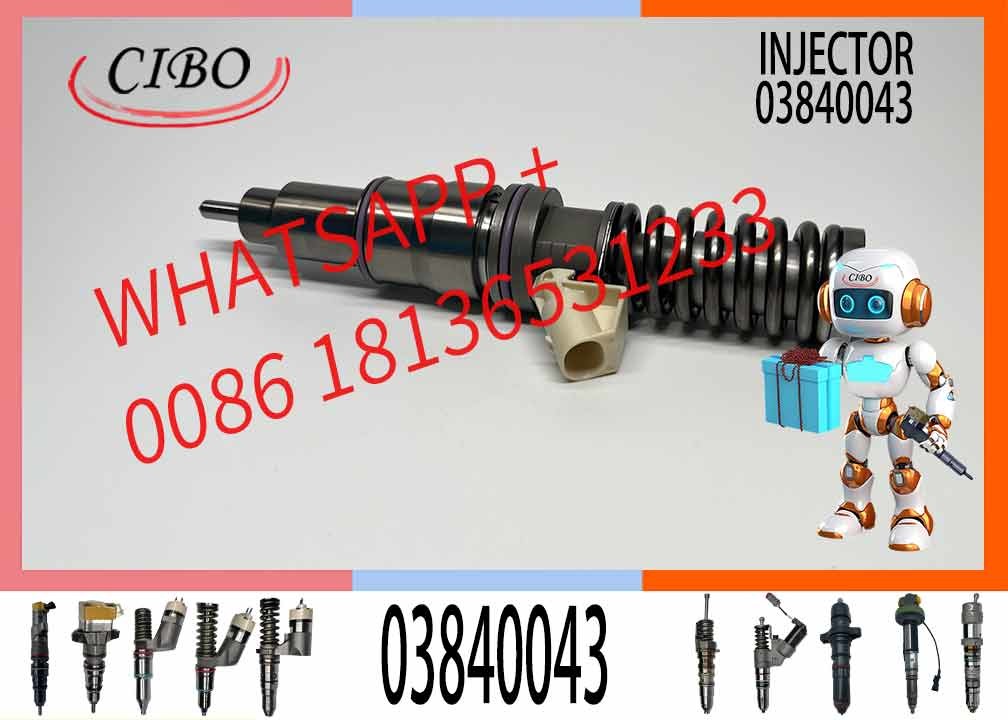 Engineering Machinery E1 Truck Engine System Accessories 03840043 Diesel Fuel Injector