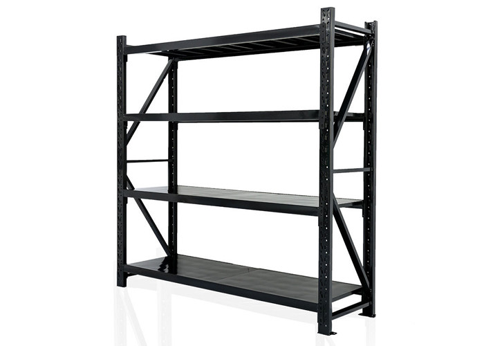 Powder Coated 800kg 4 Tier Heavy Duty Steel Storage Rack For Garage Kitchen