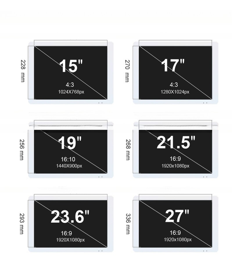 18.5 Inch Bus 4G Android TV LCD LED Advertising Video Monitor Signage Display For Taxi Coach Vehicle
