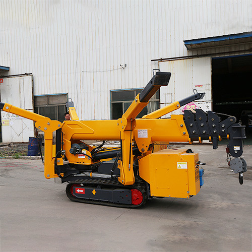 3 Ton Assembly Wireless Remote Control Elevator Crawler Cranes 12v 45AH Spider Crane