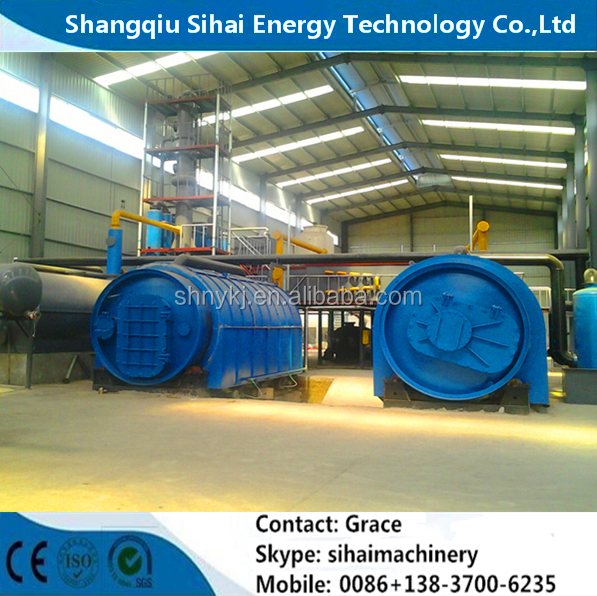 Design 380V Shangqiu Tire Recycling Line With Direct Heating For Pyrolysis Oil