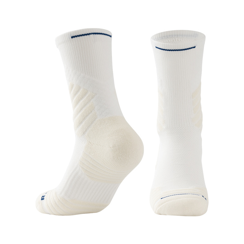 Custom Comfortable Thickened Towel Bottom Middle Tube Sports Socks for Men Women