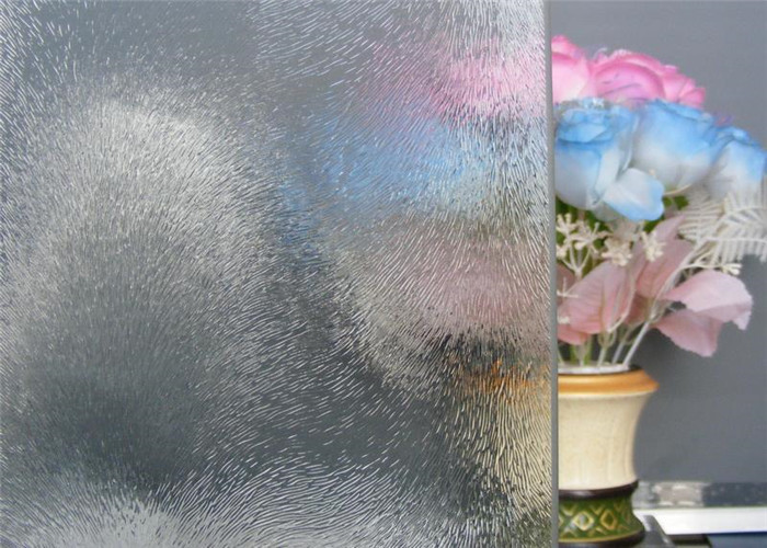 Room Decorative Tinted Glass , 4mm Thickness Coloured Patterned Glass For Balconies