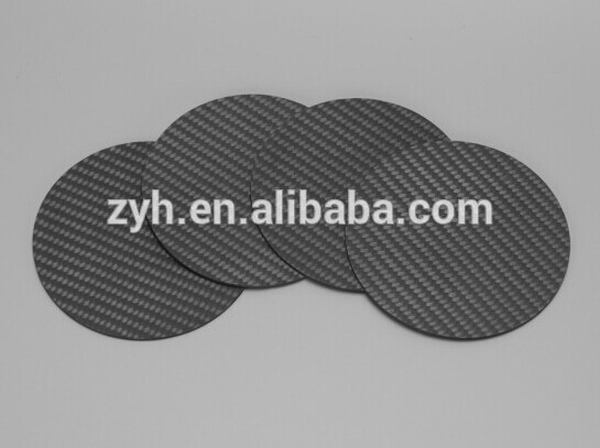 Hot Sales Carbon Fiber Products Carbon Fiber Drinking Coaster