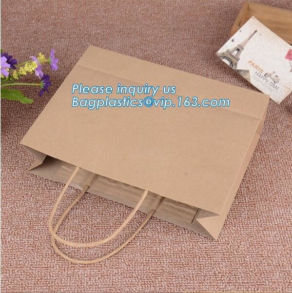 Luxury paper bags with handles Different Sizes,250gsm art paper shopping carrier bag custom printing with handle rope