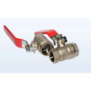 1/2" 2" Long Handle Nickel Plating ISO228 Cast Steel Ball Valve
