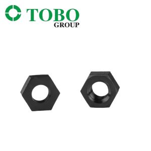 China Plastic nylon hex nut Metric insulated black and white nylon nut used for fixing PC board on sale