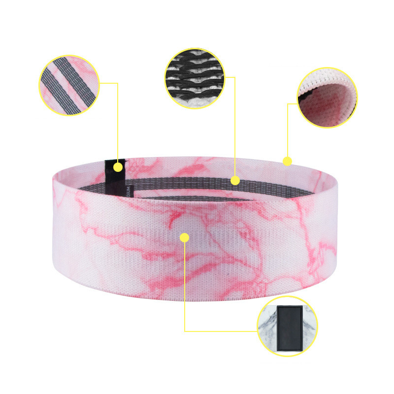 Fitness Crossfit Exercise Elastic Resistance Exercise Bands Set For Strength Training Workout Sport