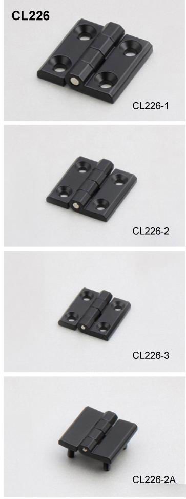 CL226 Zinc Alloy Industrial Panel Cabinet Door Hinge 40*40 50*50 60*60 Screw-on hinge