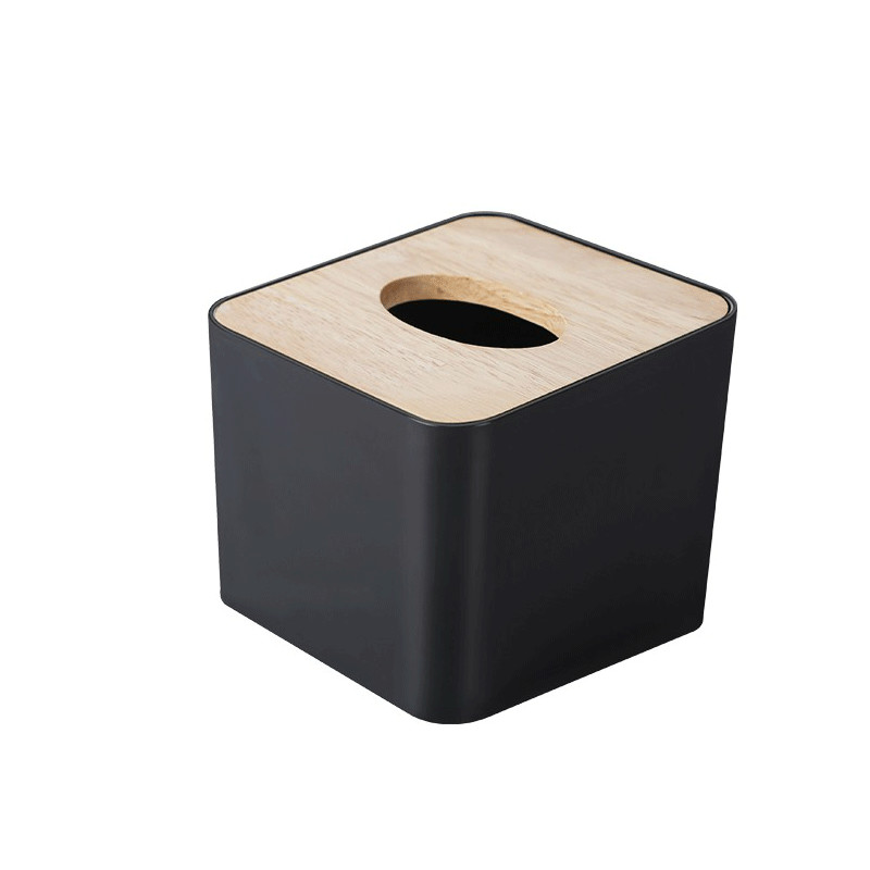 PP Bamboo Tissue Box Hotel Guest Room Supplies Printing Logo