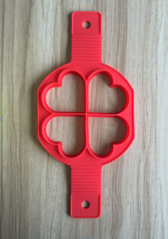FBT121604 for wholesales silicone 4-holes pancake mold 4 shapes as option