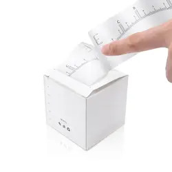 Disposable Eyebrow Microblading Measurement Tool Permanent Makeup Brow Stencil Ruler Sticker Tape