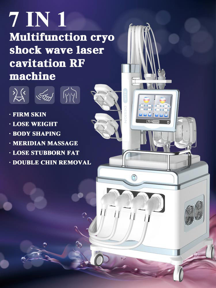 2020 New technology cryotherapy cryolipolysis body shaper slimming weight loss extracorporeal shock wave therapy equipme