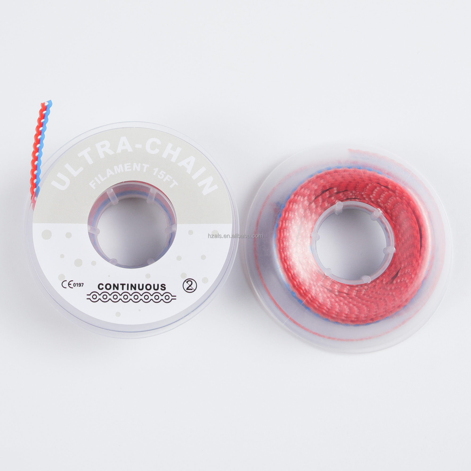 Elastic Ortodoncia Ligature Braces Band Chain Transparent Blue Pink