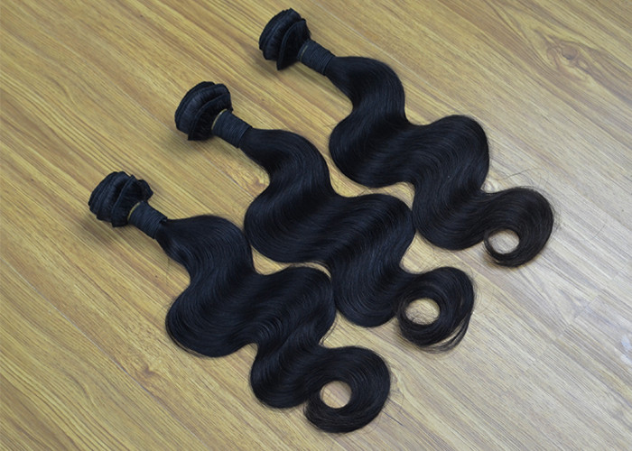 5A Virgin Material Human Hair Bundles Healthy Ends Last Long Time Under Good Direction