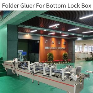 Easy to Operate CQT-900 Folding Boxes Machine Crash Lock Bottom Folder Gluer