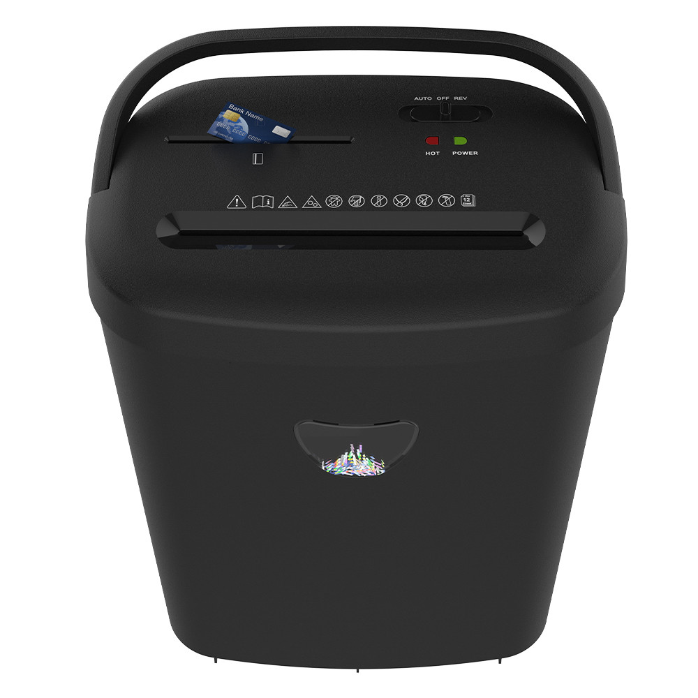 CD228P 12 Sheet A4 Document Paper And Discs Destroyer Shredder Machine 4 Level For Office