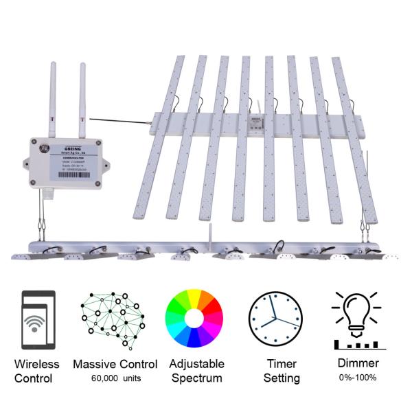 Cannabis Cultivation Smart Led Grow Light For Veg And Flower 3 Years Warranty B8