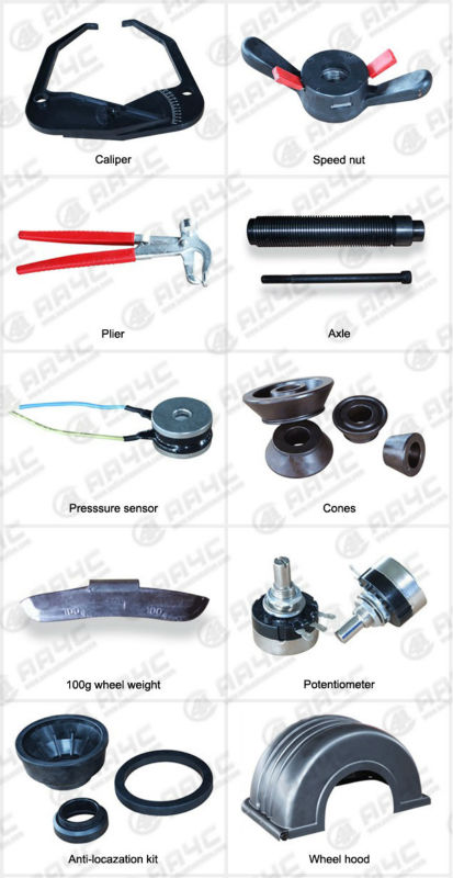 CE certified wheel balancer wheel balancing machine tyre balancer AA-WB206