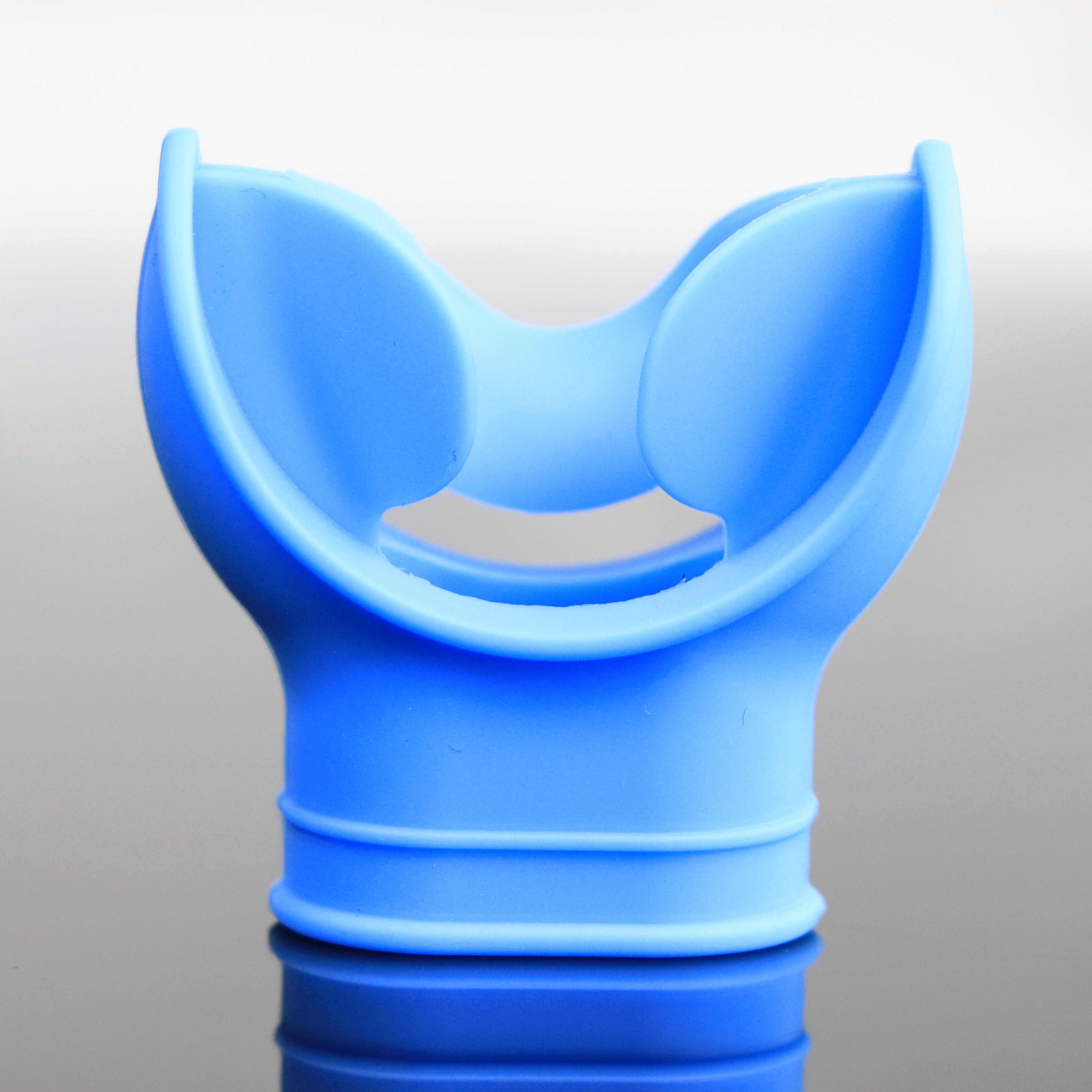 Black White Diving Oxygen Mouthpiece Silicone Mouthpiece Regulators