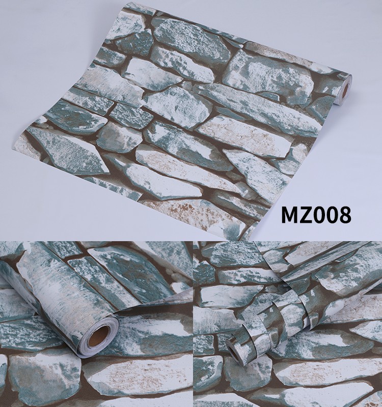 Modern 3D Faux Brick Wallpaper Interior 3D Brick Wallpaper Living Room 10m Roll