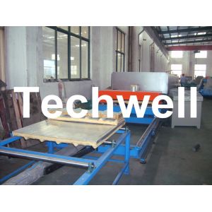 Custom Automatic Continuous Polyurethane Sandwich Panel Line For Cooling Room