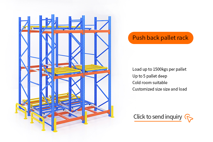 1-2 Pallet Width Warehouse Racks Equipment Pallet Storage Shelf Rack for Steel