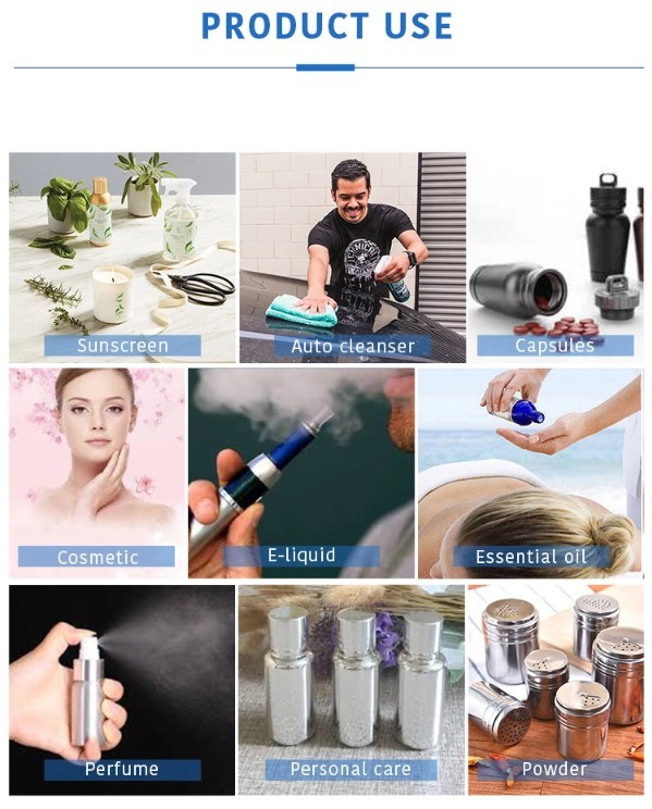 Sliver Color Customized Color Aluminum Bottles Hand Sanitizer Spray Bottle Aluminum Cosmetic Bottles