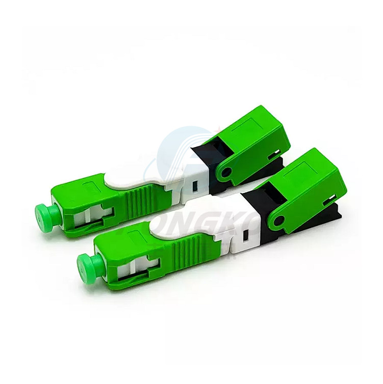 FTTH / Area Network SC Fast Connector , SC APC Fiber Optic Connector