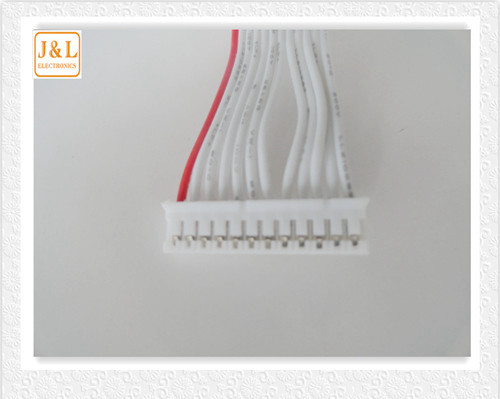 high quality harness UL1007 # red + white PH2.0-12Pin