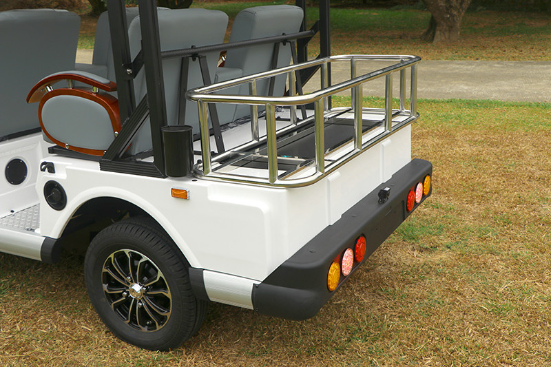 EcoGolf Shuttle Bus 8 Passenger With 72V Lithium Ion Battery For Leisure Tours