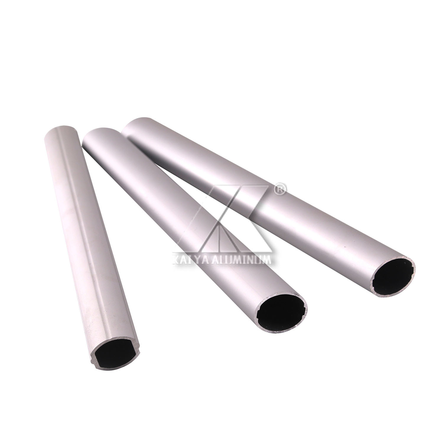 Sandblasting Extrusion Aluminium Tube Profiles 0.8mm Mill Finish