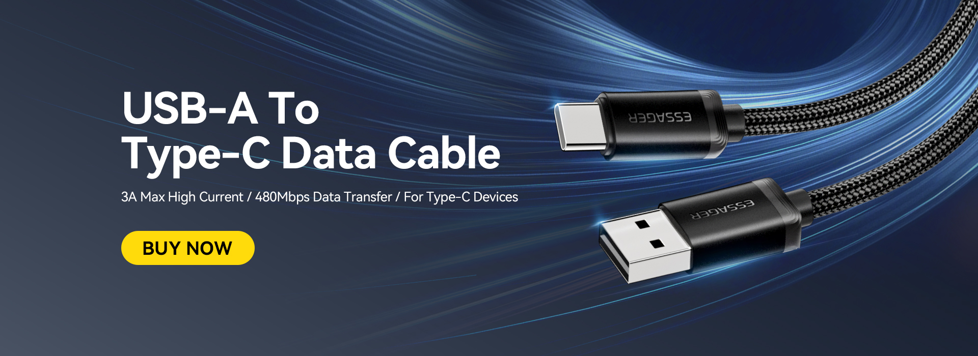 ESSAGER ES-X60 Series 60W USB A to C Charging Cord Best USB C Cable