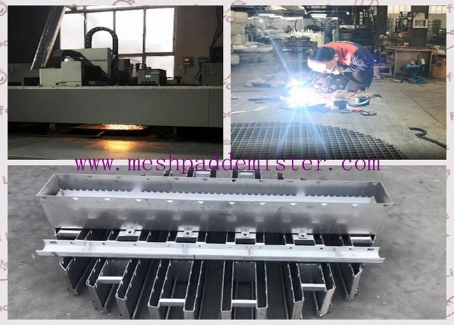 2 Stage Stainless Steel 304 Trough Liquid Distributor Diameter 800mm