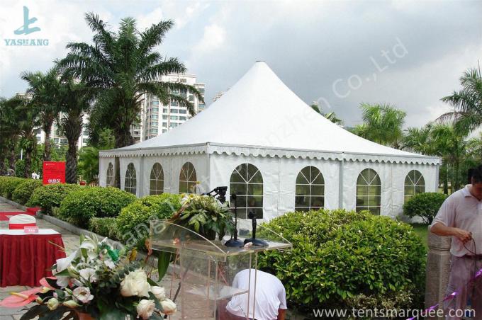 Sunshade High Peak Party Tent Gazebo Canopy With Transparent PVC Windows