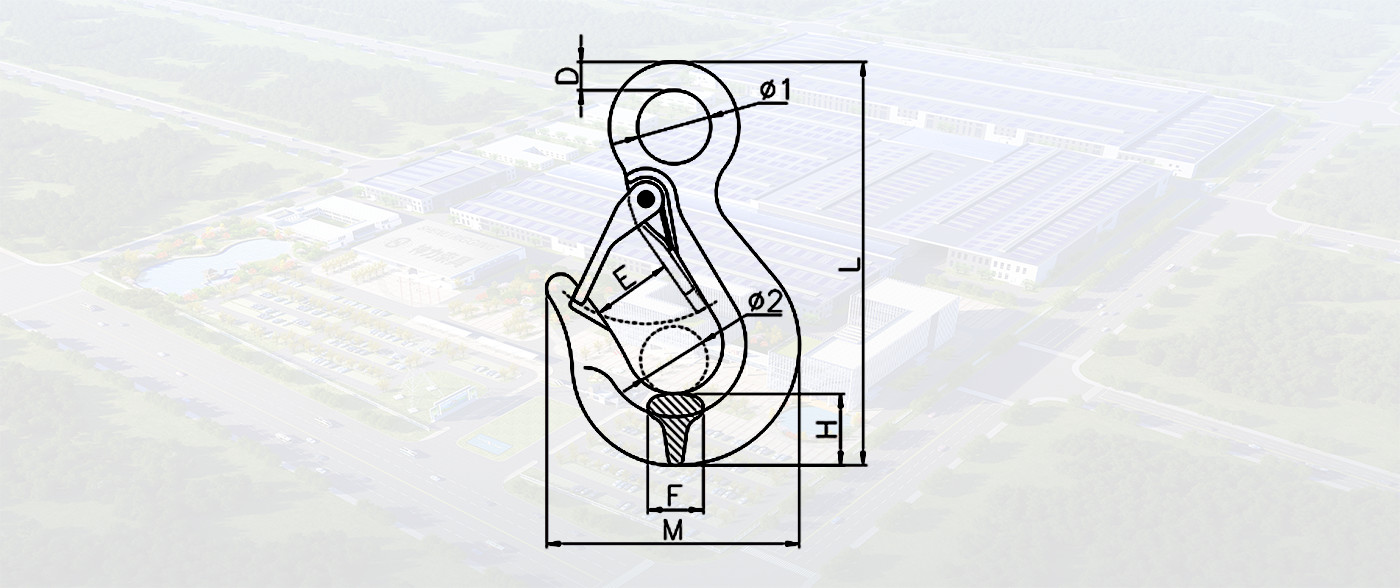 SLR380-G80 EYE SLING HOOK