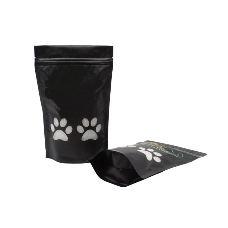 Custom Printed Plastic Stand Up Pet Food Packaging Zip lock Pouch