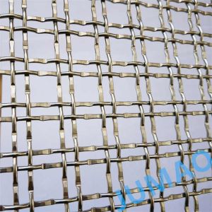 Customized Round Wire Architectural Mesh For Facade Wall Screening
