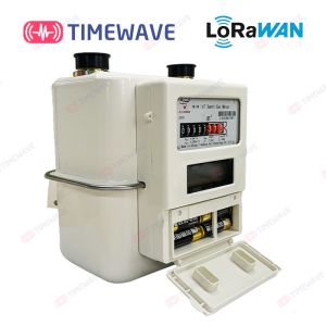 Smart LoraWan Wireless Gas Meter With Secure Data Transfer Real Time Monitoring