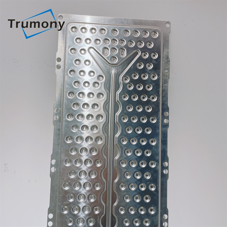 Battery Cooling Solution Aluminum Roll Bonded Evaporator For Electric Vehicle
